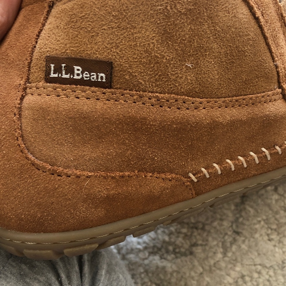 L.L. Bean Womens Brown Shearling Slippers. Beautiful like new condition! - Picture 3 of 7